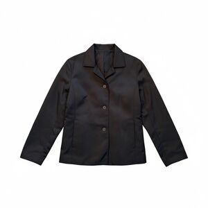 S Max Mara  Black Women's Jacket w/hidden rain hoods